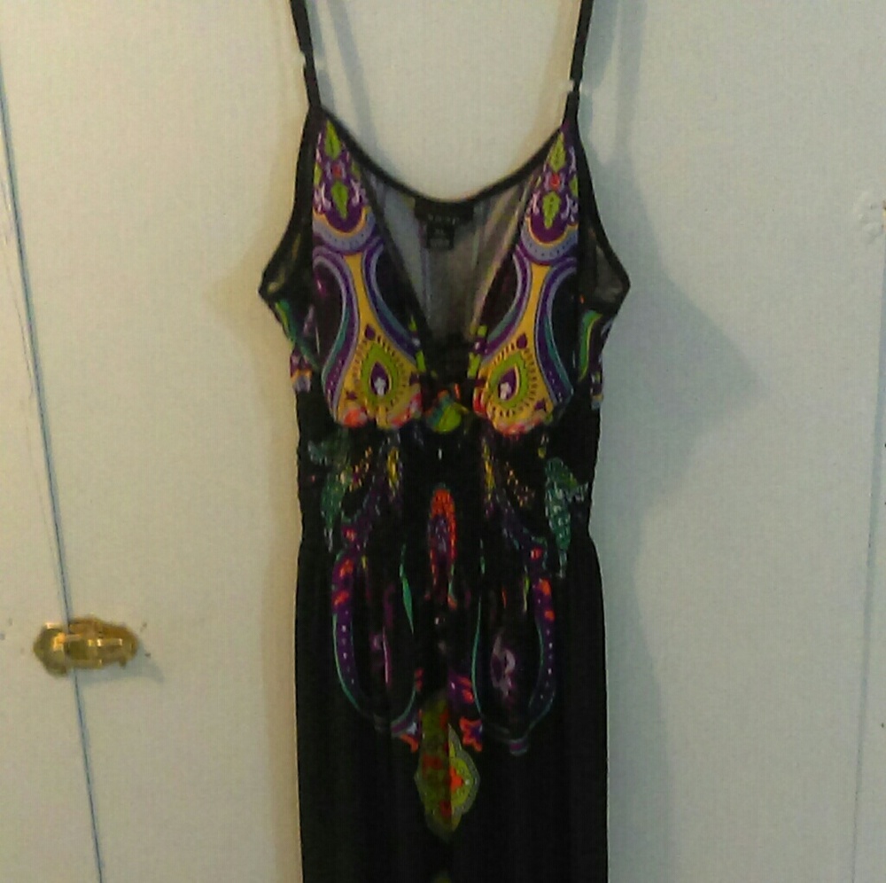 Black Spaghetti Strap Dress